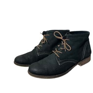 Josef Seibel Green Nubuck Chukka Boots EU 42 US 10.5 Comfort Leather